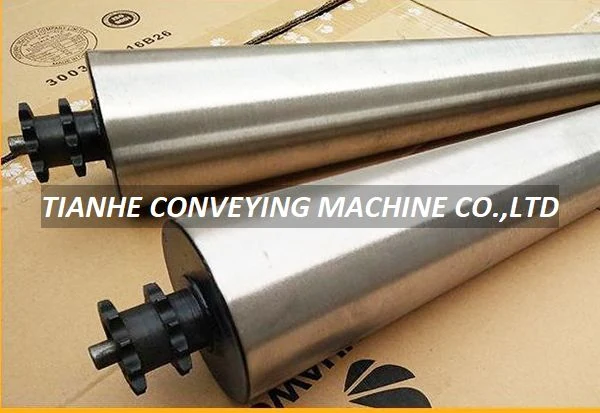 Double Sprocket Taper Roller – Conveyor Rollers manufactured by Tianhe Conveying Machine