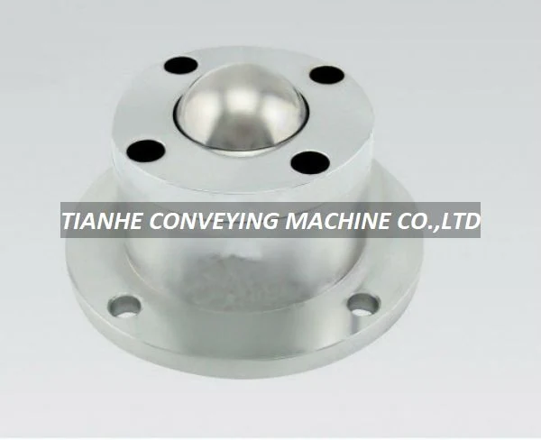 Flange Mount Fine Machined Ball Transfer Unit D-12H – D Series Ball Transfer Units manufactured by Tianhe Conveying Machine