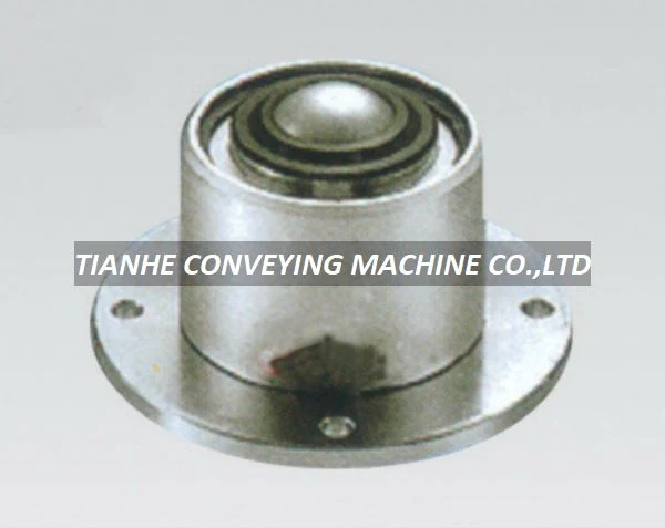 Flange Mount Fine Machined Ball Transfer Unit D-12HR – D Series Ball Transfer Units manufactured by Tianhe Conveying Machine