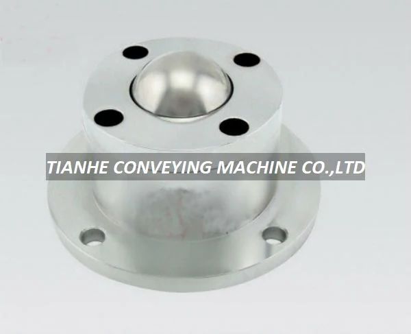 Flange Mount Fine Machined Ball Transfer Unit D-16H – D Series Ball Transfer Units manufactured by Tianhe Conveying Machine