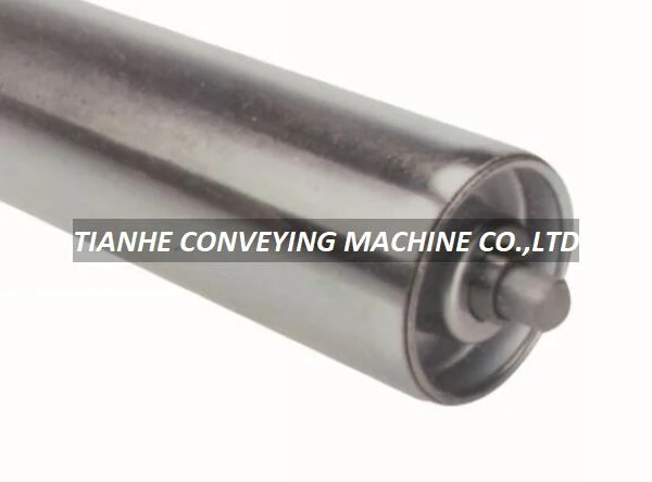 Gravity Roller with Steel End Cap – Conveyor Rollers manufactured by Tianhe Conveying Machine
