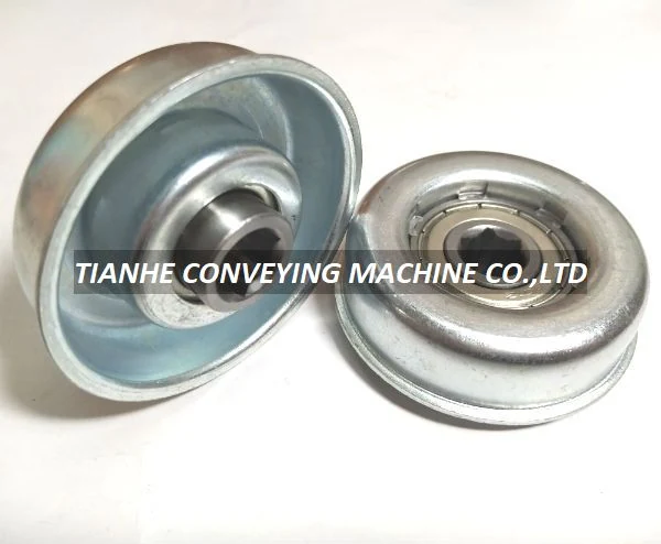 Metal Roller End Cap Housing with Hex Shaft – Roller Bearings with Hex Shaft manufactured by Tianhe Conveying Machine