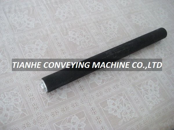 Nitrile-Butadiene Rubber Coated Gravity Roller – Conveyor Rollers manufactured by Tianhe Conveying Machine