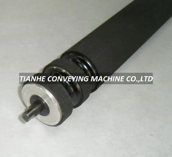 NR Coating Motorized Roller with Double O Groove – DGAC AC Motor Rollers manufactured by Tianhe Conveying Machine
