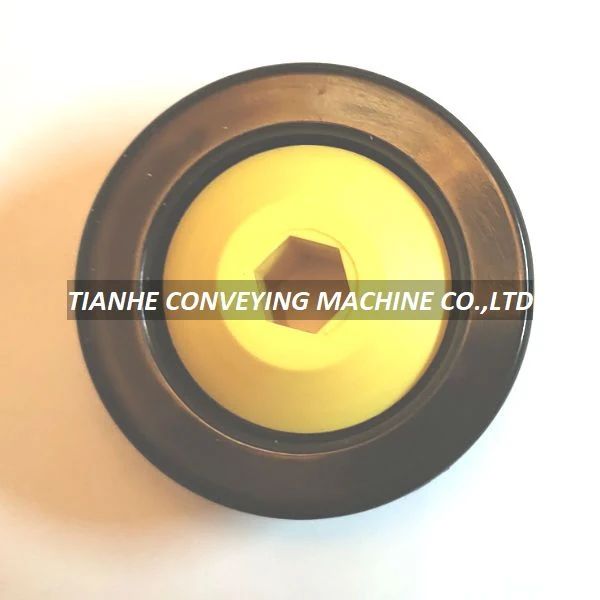 Plastic Roller End Cap Housing with Hex Shaft – Roller Bearings with Hex Shaft manufactured by Tianhe Conveying Machine