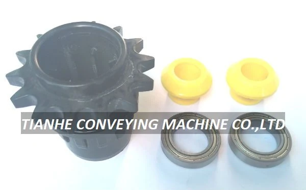 Plastic Single Sprocket End Cap for Sprocket type:08B14T-Shaft:15 detail view 2