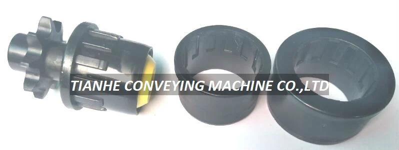 Plastic Single Sprocket End Cap for Sprocket type:08B9T-Shaft:15 – Single Sprocket Roller Bearings manufactured by Tianhe Conveying Machine