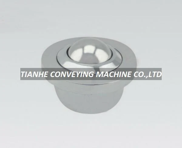 Press Mount Machined Ball Transfer Unit SP-15 – SP Series Machined Ball Transfer Units manufactured by Tianhe Conveying Machine