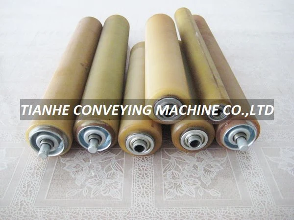 PU Coated Gravity Roller – Conveyor Rollers manufactured by Tianhe Conveying Machine