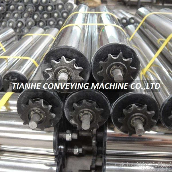Single Sprocket Adjustable Accumulation Roller – Conveyor Rollers manufactured by Tianhe Conveying Machine