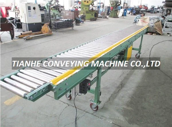 Single Sprocket Roller Conveyor – Roller Conveyor Systems manufactured by Tianhe Conveying Machine