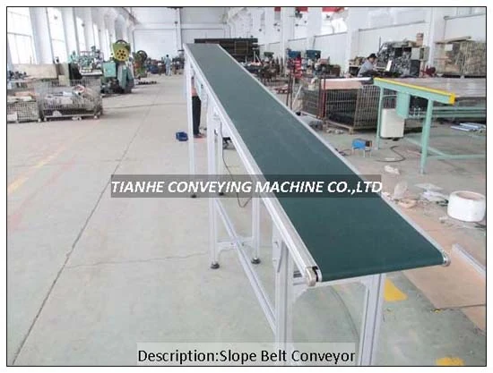 Slope Belt Conveyor – Belt Conveyors manufactured by Tianhe Conveying Machine