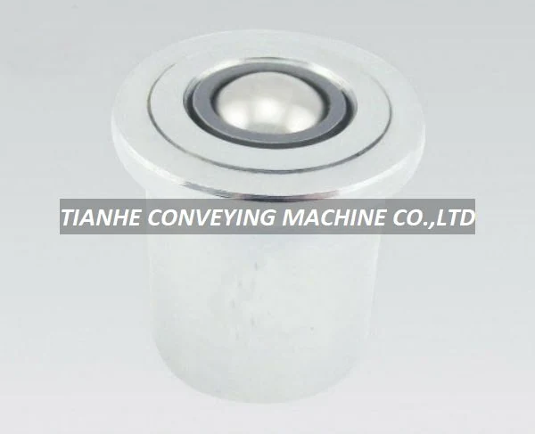 Spring Loaded Press Mount Ball Transfer Unit KSF-15 – KS KSM Series Ball Transfer Units manufactured by Tianhe Conveying Machine