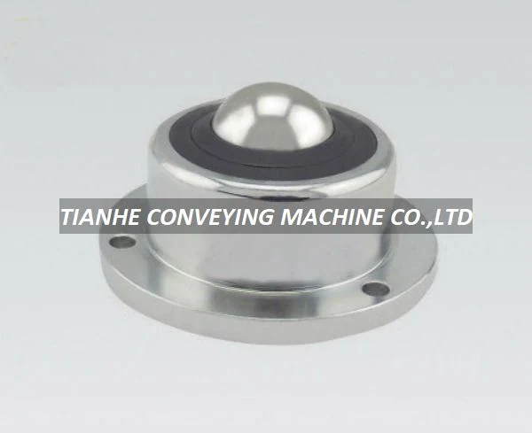 Spring Loaded Press Mount Ball Transfer Unit KSF-19B – KS KSM Series Ball Transfer Units manufactured by Tianhe Conveying Machine
