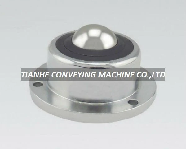 Spring Loaded Press Mount Ball Transfer Unit KSF-25B – KS KSM Series Ball Transfer Units manufactured by Tianhe Conveying Machine