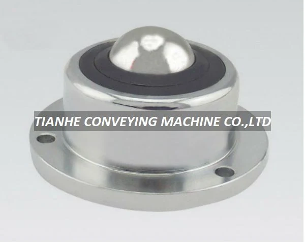 Spring Loaded Flange Mount Ball Transfer Unit KSF-30B – KS KSM Series Ball Transfer Units manufactured by Tianhe Conveying Machine