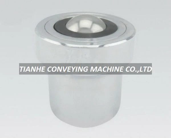 Spring Loaded Press Mount Ball Transfer Unit KSF-45 – KS KSM Series Ball Transfer Units manufactured by Tianhe Conveying Machine