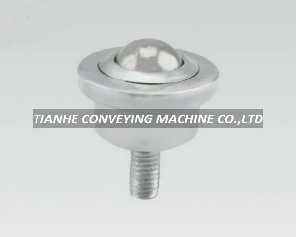 Stud Mound Machined Ball Transfer Unit SP-15FL – SP Series Machined Ball Transfer Units manufactured by Tianhe Conveying Machine