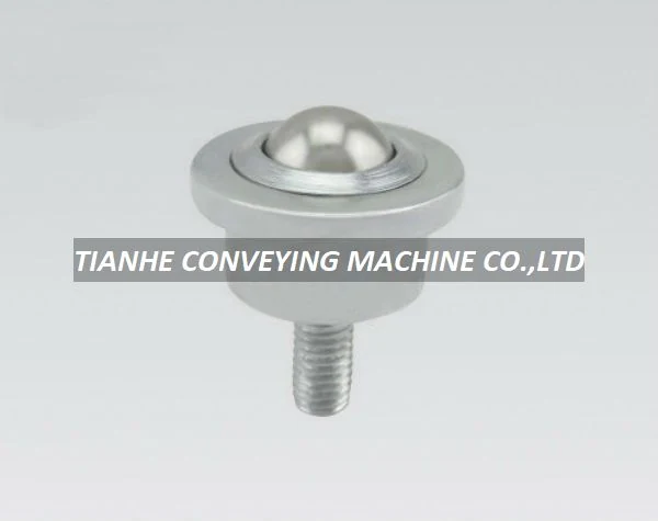 Stud Mound Machined Ball Transfer Unit SP-8FL – SP Series Machined Ball Transfer Units manufactured by Tianhe Conveying Machine