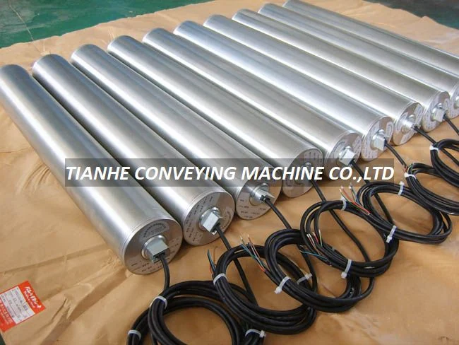 Three Phase AC Motorized Roller with Shaft Ends Flat Milling – DGAC AC Motor Rollers manufactured by Tianhe Conveying Machine