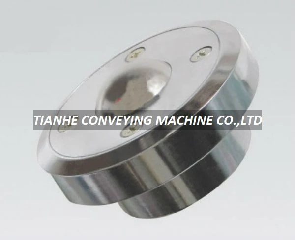 Customized machined ball transfer unit FB-007 with press mount and two mounting holes