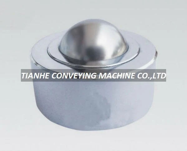 Flange mount customized machined ball transfer unit FB-022 with steel main ball