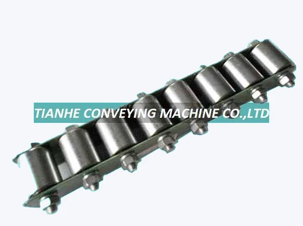 Cutting bearing metal roller rail W-2025BS with roller wheels mounted on a steel frame, showing shaft and self locking nut