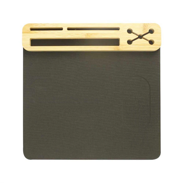 Bamboo storage module with pen slots and note-pad slot