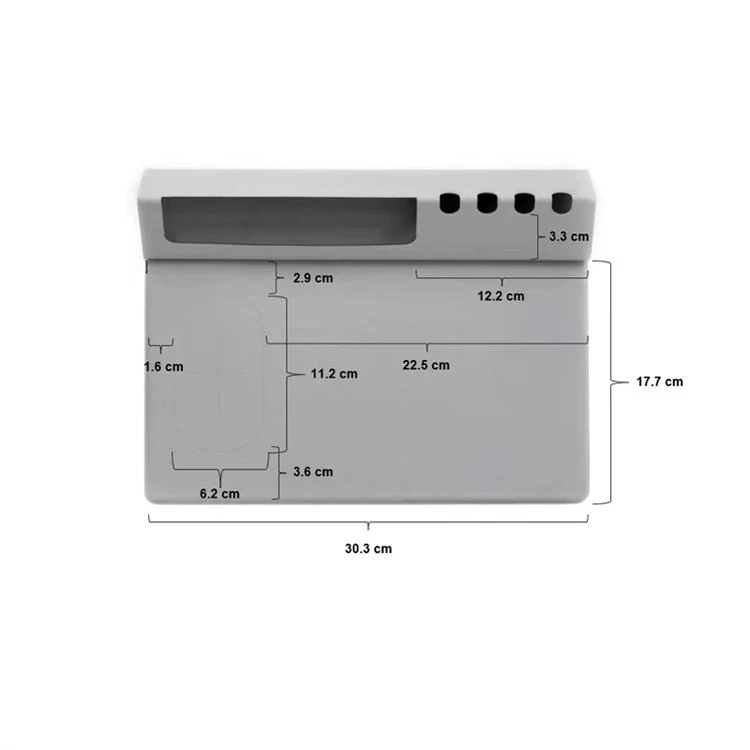 Four-slot pen holder loaded with pens