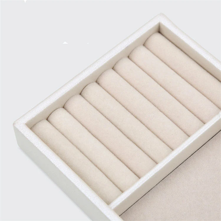 Jewellery tray shown from above with the full layout