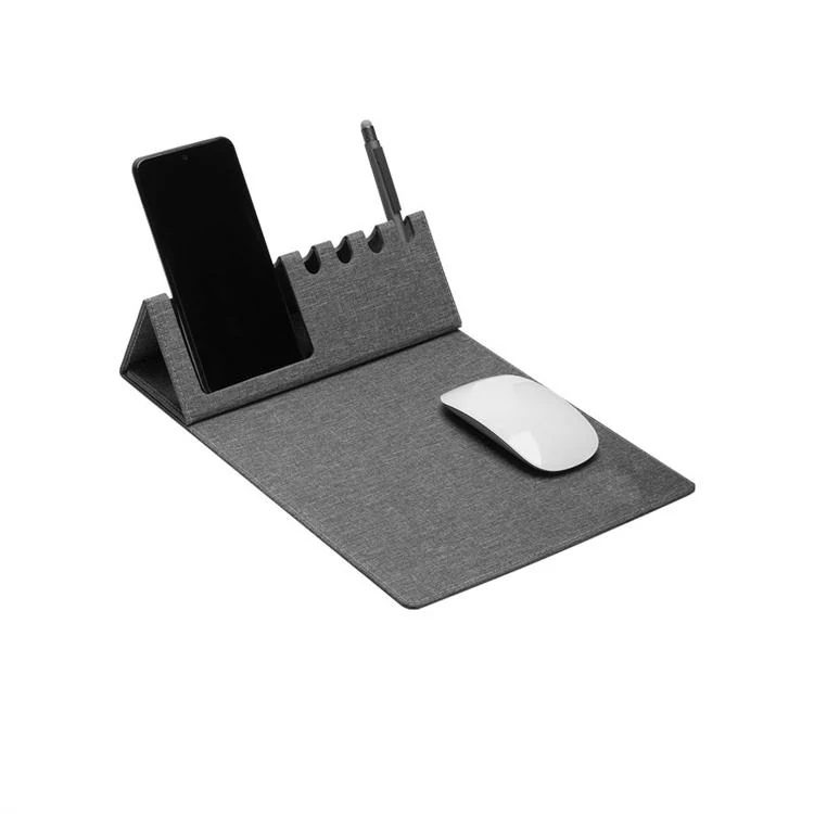 Five-slot pen holder section in water-resistant fabric
