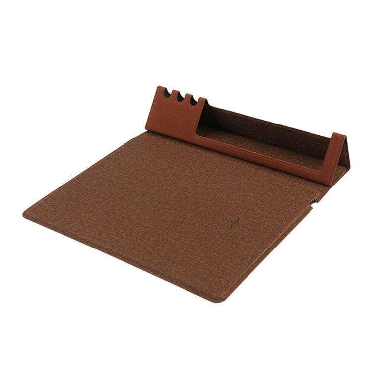 Brown colourway of the 4-in-1 fabric desk mat