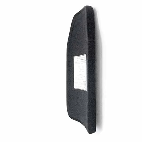edge-on view of an armor plate showing its thickness