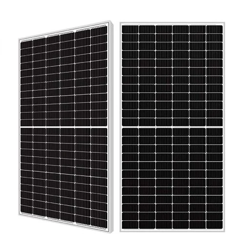 PV module front and rear faces