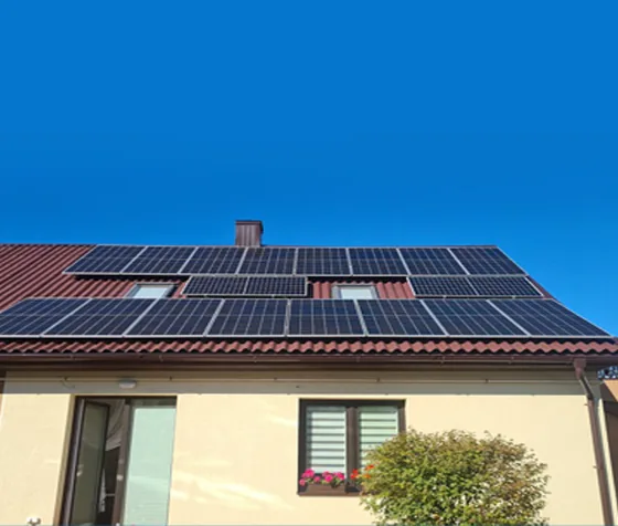 10 kW residential rooftop array in Lithuania