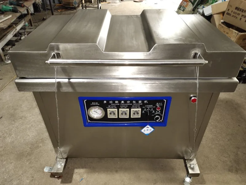 Stainless steel single chamber vacuum packaging machine sourced through TJ-Teck