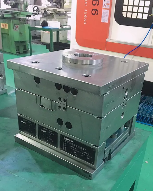 Steel mold cavity photograph from the Tooling page