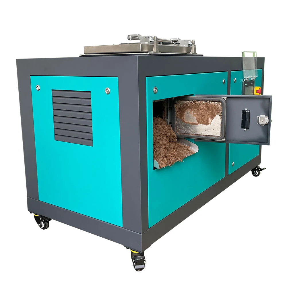 TMK-100 Composter control panel and loading door detail