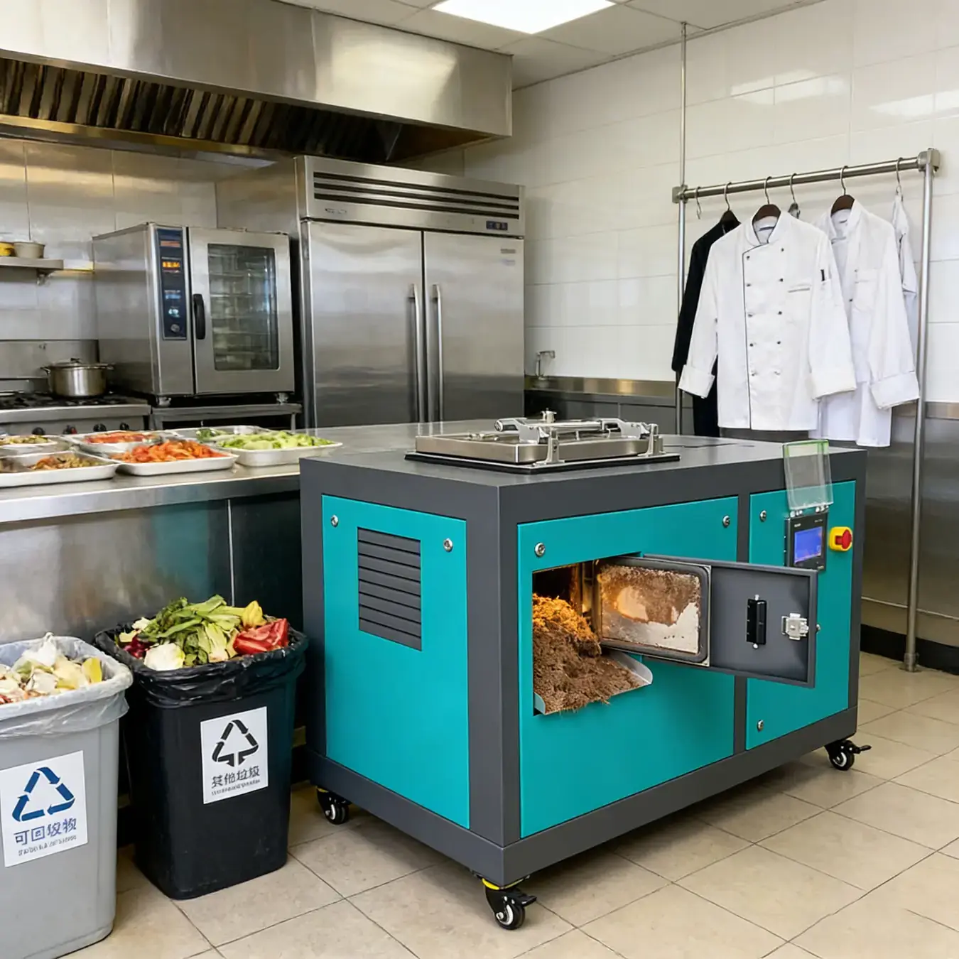 TMK-100 Composter installed on site