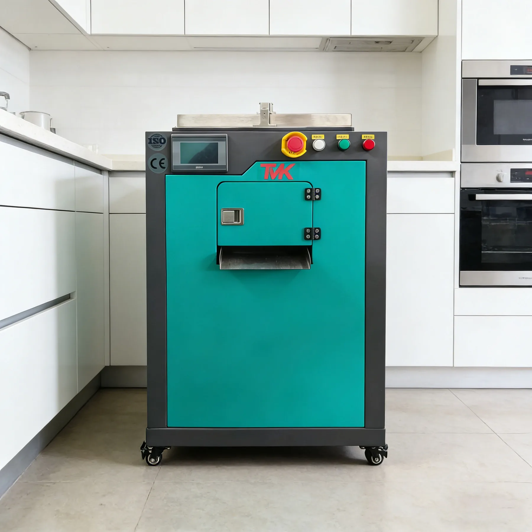 TMK-10 Composter side view showing machine body