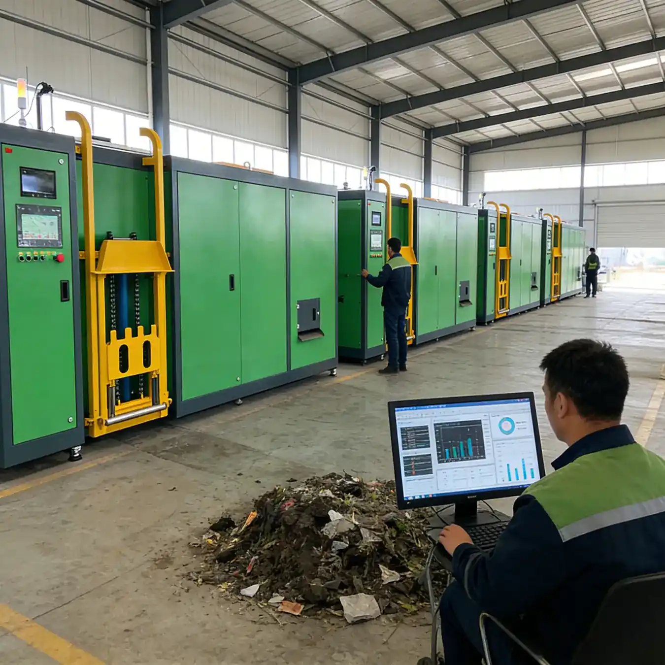 TMK-2000 Composter installed on site