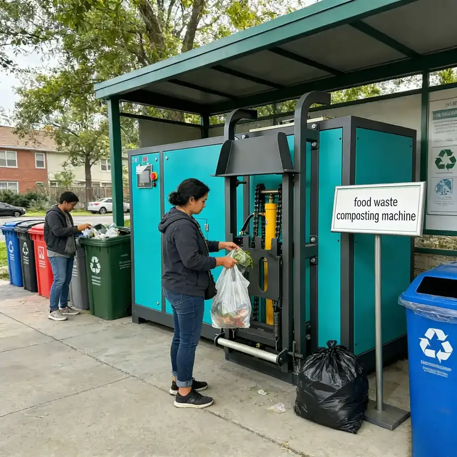 TMK-300 Composter installed on site