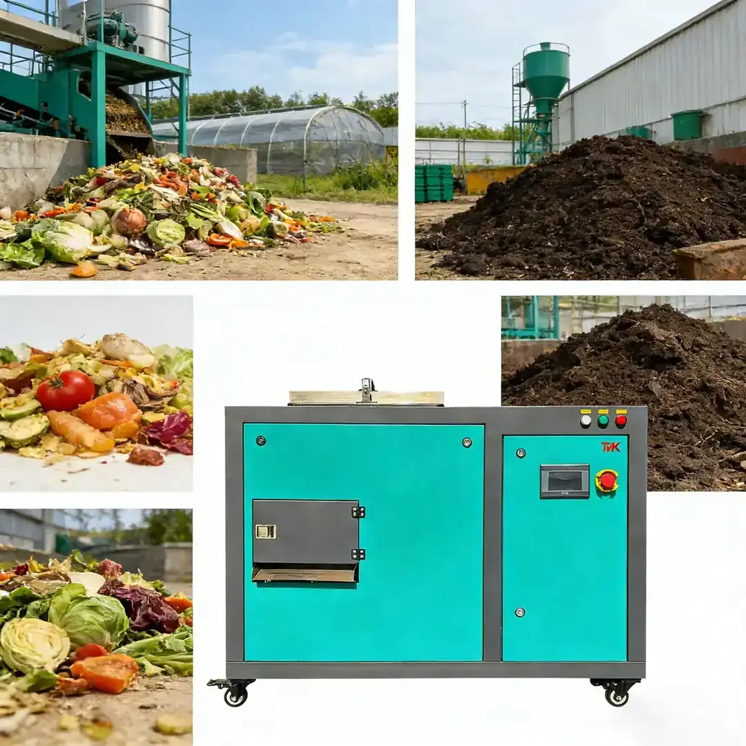 TMK-30 Composter discharge and harvest detail
