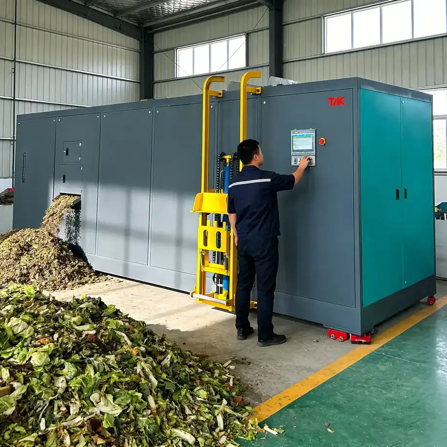 TMK-5000 Composter installed on site
