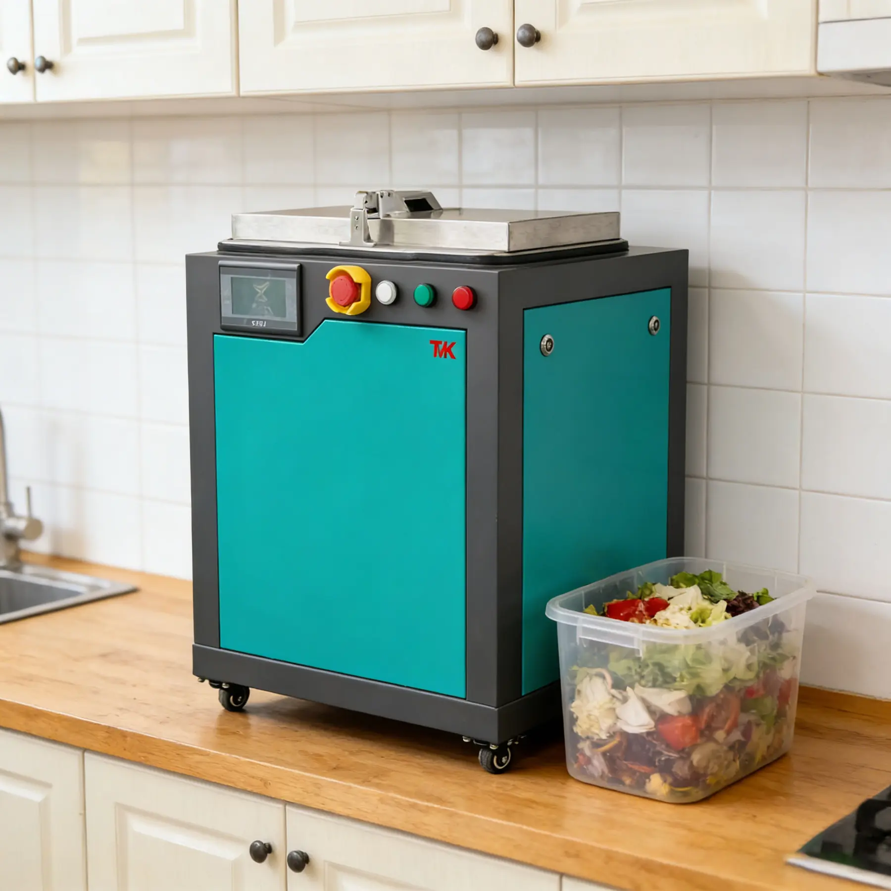 TMK-5 Composter side view showing machine body