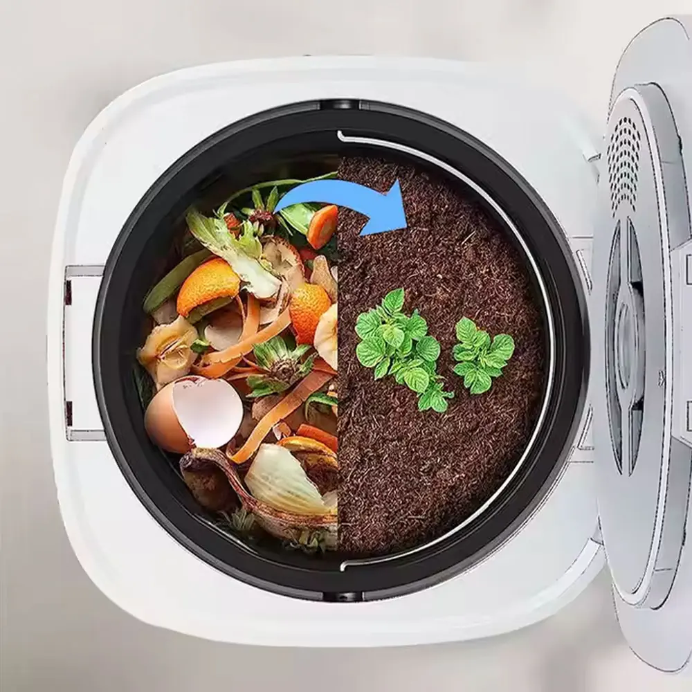 Food Waste Disposer Machine TMK-1 food waste composting machine, installed on site