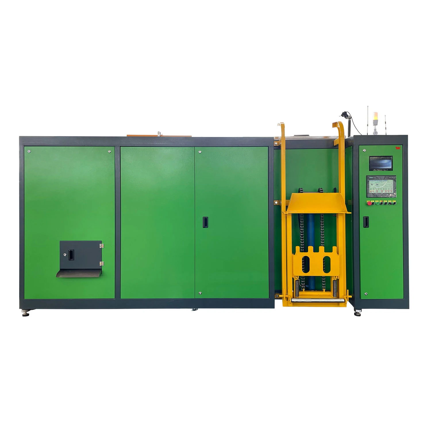 2000KG Industrial Composter TMK-2000 Carbon Steel food waste composting machine, front view