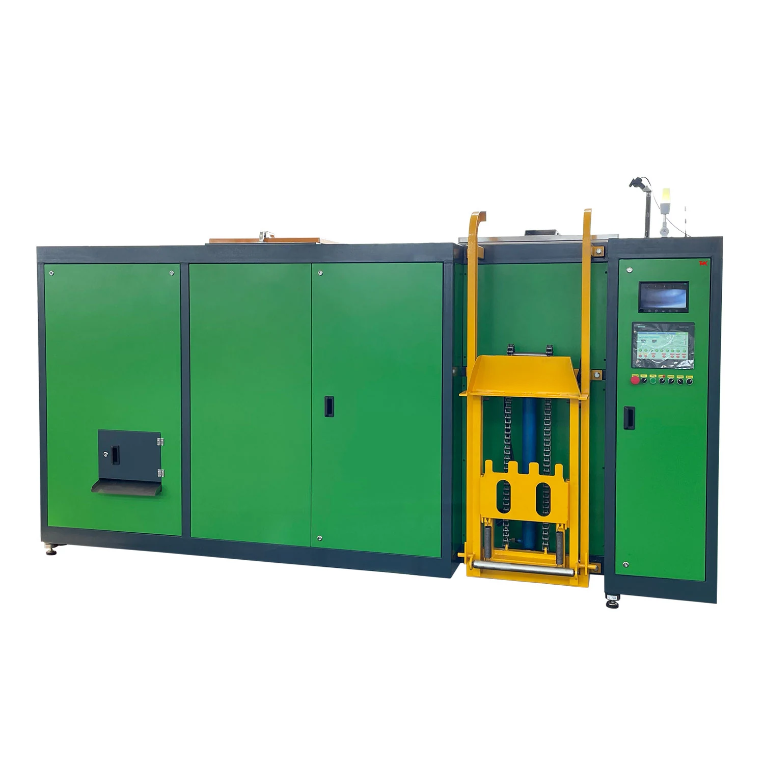 2000KG Industrial Composter TMK-2000 Carbon Steel food waste composting machine, control panel side