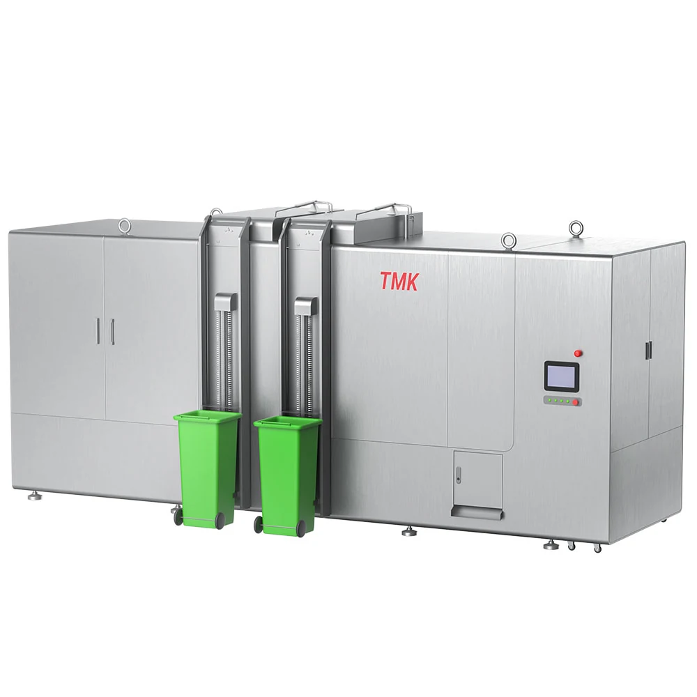 Food Processing Plants food waste composting machine installation