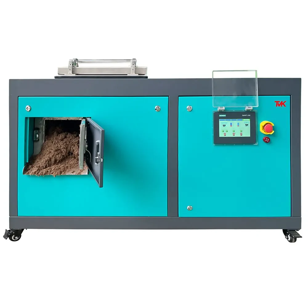 150KG Waste to Compost Machine TMK-150 Carbon Steel food waste composting machine, control panel side